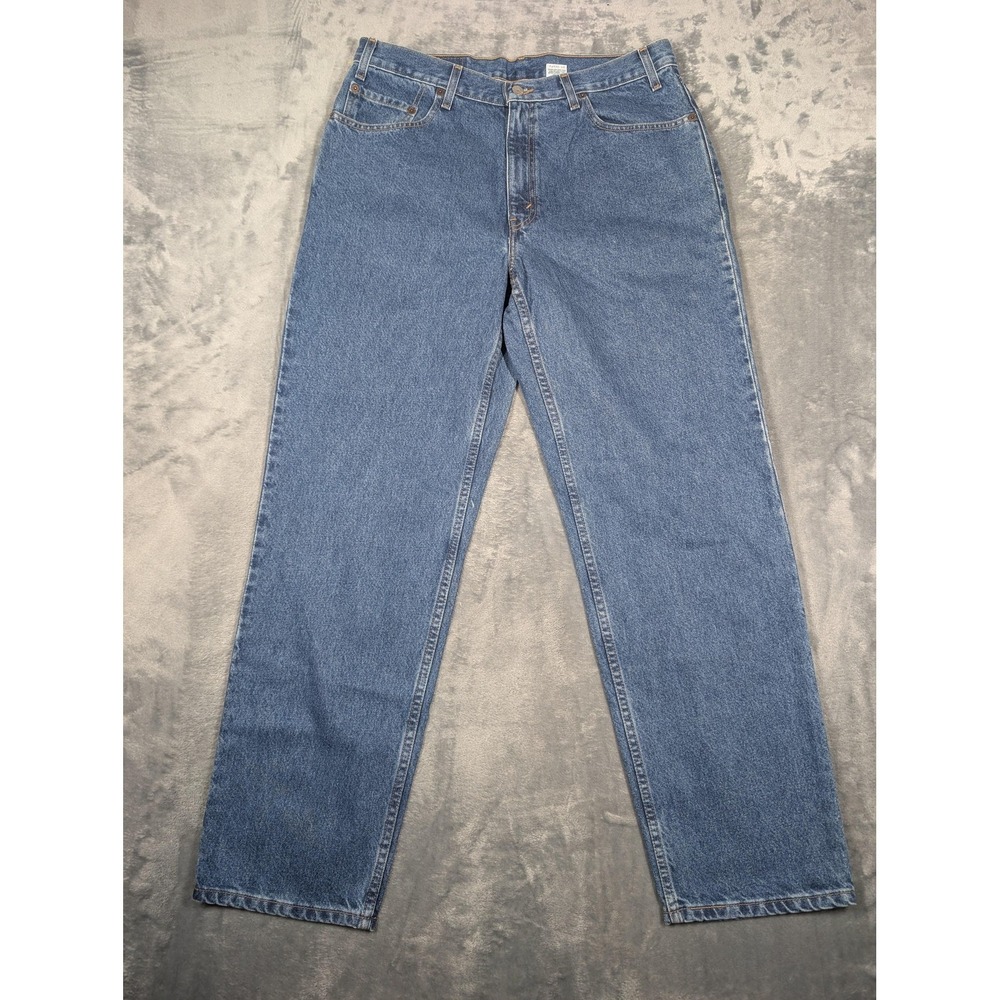VTG Levis Relaxed Straight Leg Jeans Mens 36x32 Blue 100% Cotton Denim Medium